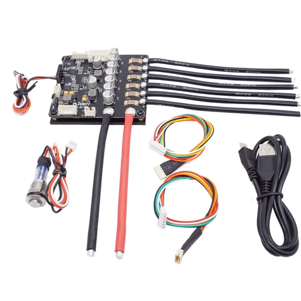 

HGLRC Flipsky V6.6 Dual FSESC6.6 Based on VESC6 with Aluminum Heatsink 200A ESC Electric Skateboard RC Car Drone E-Bike