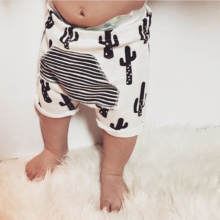 

2017 Summer Bobo Choses Baby Harem Pants Boys Kids Cartoon Stripe&Cactus Pattern Harem Pants Girl&Boys Fashion Pants Kids garcon