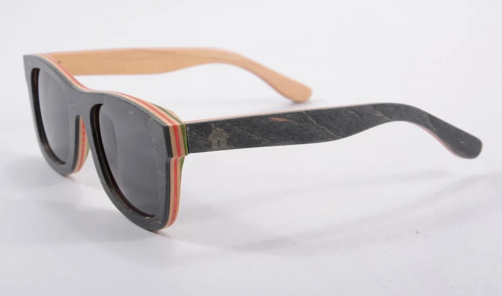 Заказ баланса деревянные солнцезащитные очки с логотипом скейтборд деревянный очки мужские женские модные затемнённые очки occhiali da sole