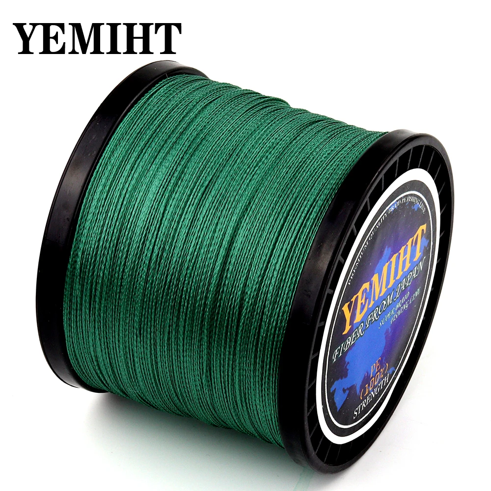 NEW Lure line Weaving net 300M 500M 1000M Multicolour PE Braided Wire 4 Strands Multifilament Japanese Fishing Line
