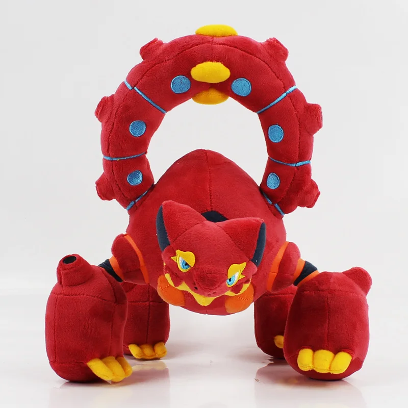 28 см Volcanion XY плюшевые игрушки куклы красный Прохладный мультфильм игрушки куклы Горячая Кукла Аниме Мягкие для дня рождения