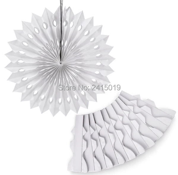 Fan Tissue Paper Pom Poms Party Balls Wedding Christmas Xmas Decoration-1