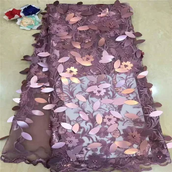 

Latest French Nigerian Laces Fabrics High Quality Tulle African Laces Fabric Wedding French Tulle switzerland Lace dress xc10-33