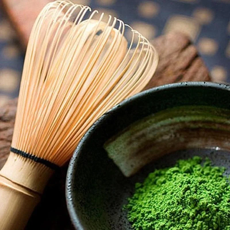 YOLALA 64 Matcha Green Tea Powder Whisk Matcha Bamboo Whisk Bamboo