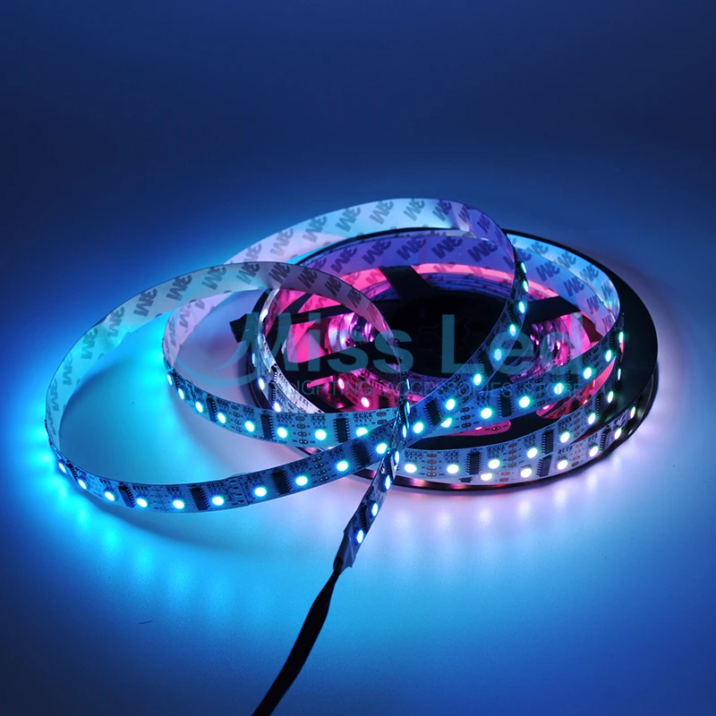 

Freeshipping 5m 60leds/m LPD8806 led strip light Waterproof IP30 SMD5050 Flexible Digital RGB full color LPD8806 IC DC5v