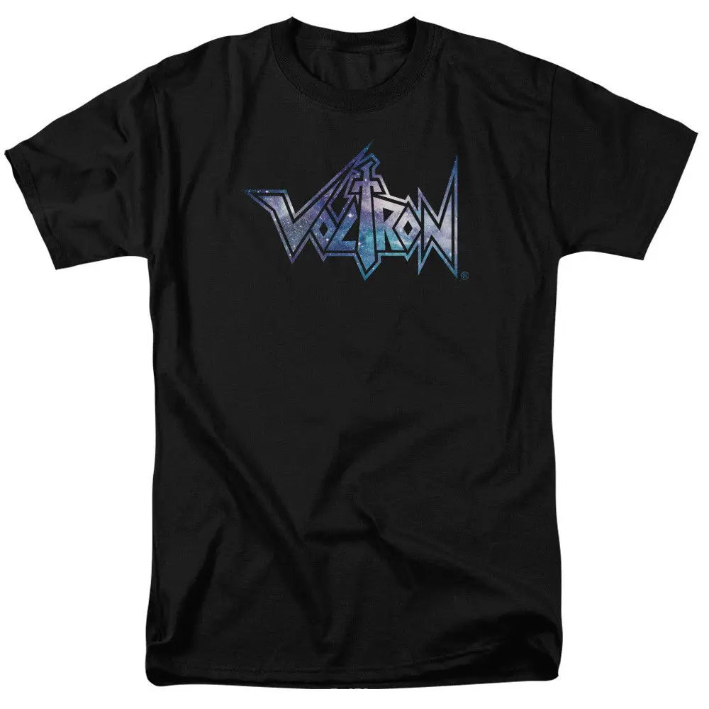 Voltron пространство логотип лицензионный для взрослых Футболка с принтом героев