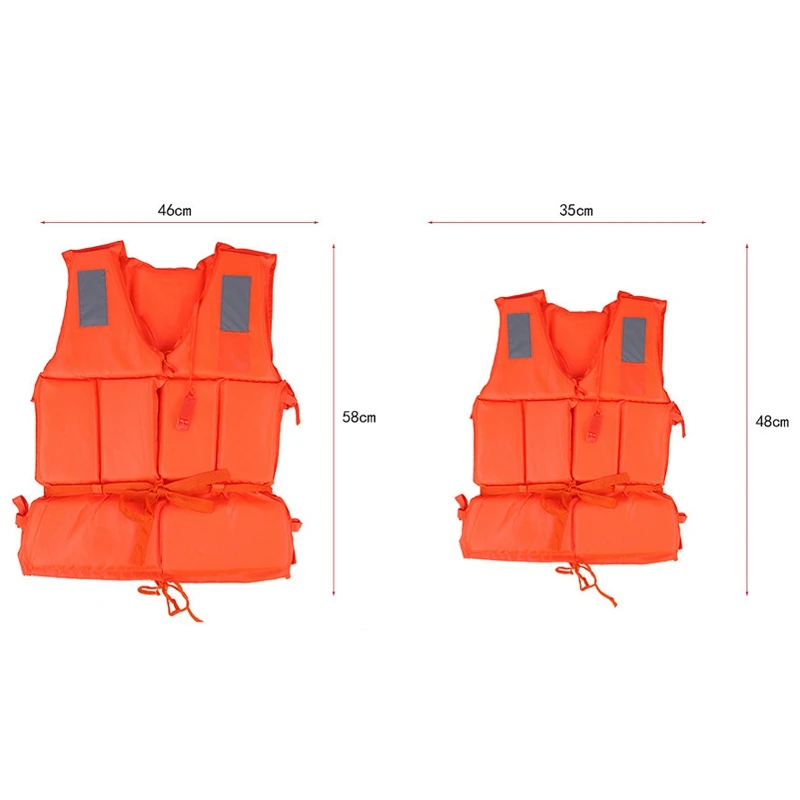 1 шт. Univesal спасательный жилет куртка для плавания на лодках пляж открытый спасательный Сейф Y куртка для детей со свистком