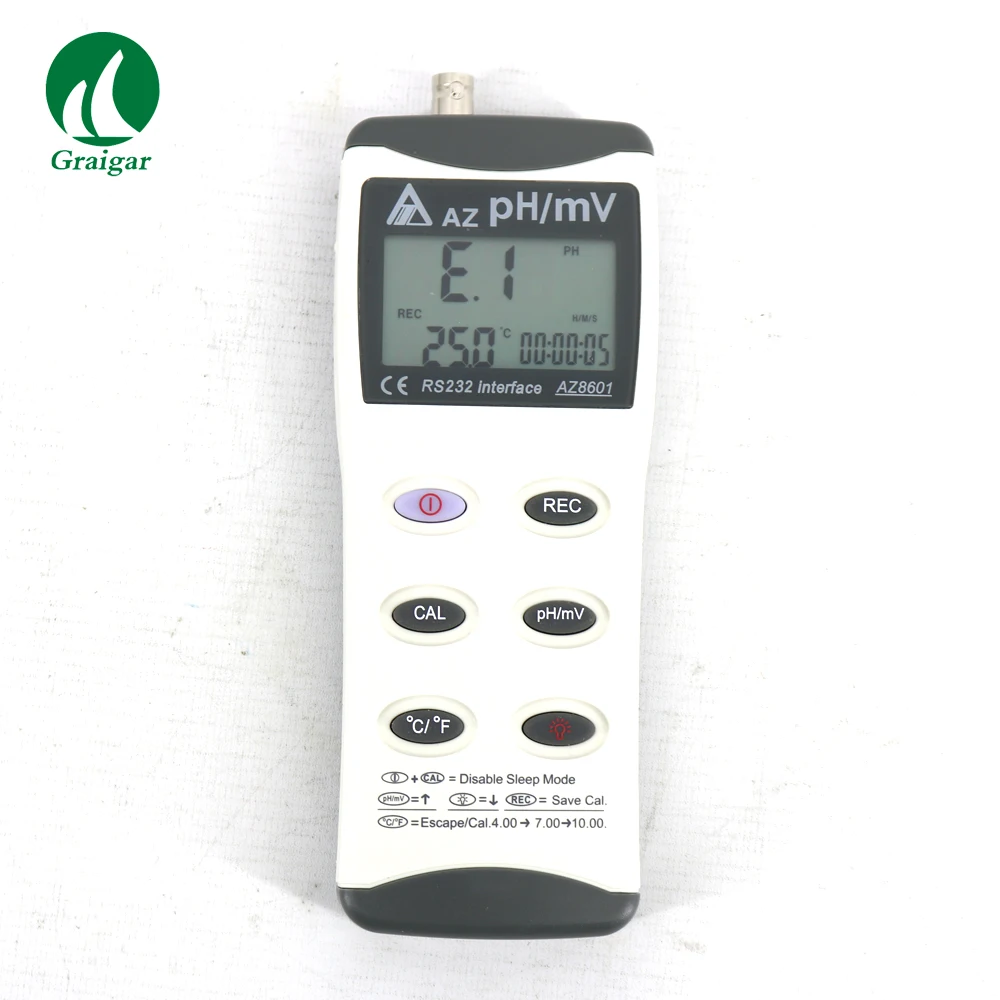 

AZ8601 Handheld pH/ORP meter,waterproof handy ph meter AZ8601