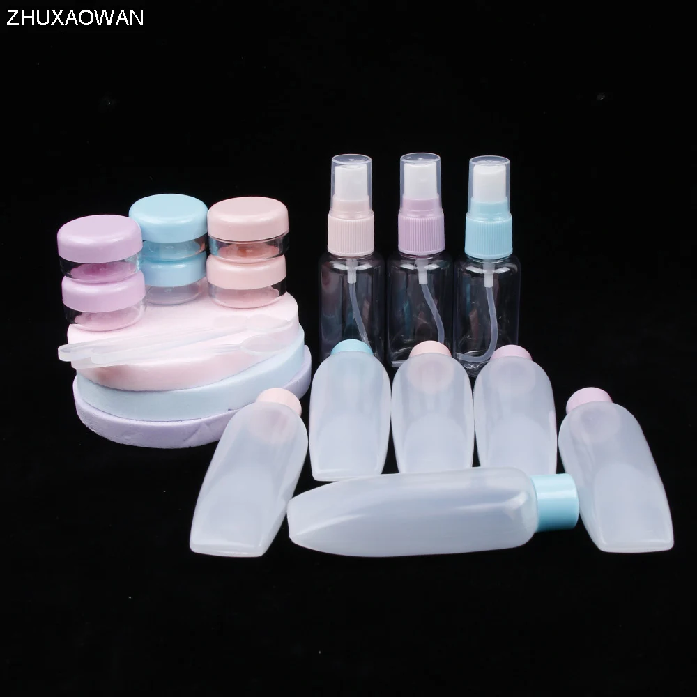 

7pcs/set Portable Spray Atomizer Diffuser Plastic Makeup Refillable Squeeze Bottles
