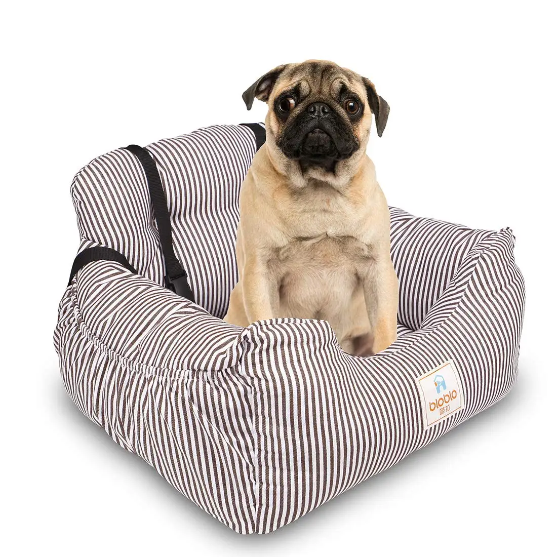 Pet безопасности сиденья удобные дышащие на открытом воздухе путешествия переноска для собак кровать коврик Одеяло Pet Автокресло сумка - Color: Coffee