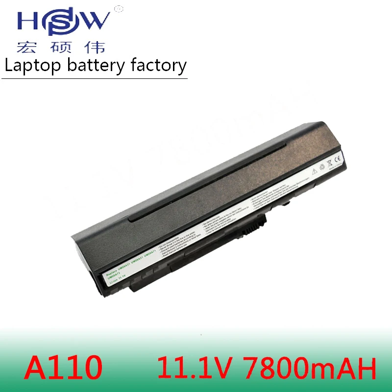 

BLACK 7800mAh battery For Acer Aspire One A110 A150 D210 D150 D250 ZG5 UM08A31 UM08A32 UM08A51 UM08A52 UM08A71 UM08A72 UM08A73