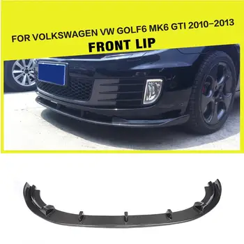 

Carbon Fiber / FRP Front Bumper Lip Spoiler Splitters for Volkswagen VW Golf 6 VI MK6 GTI 2010 - 2013