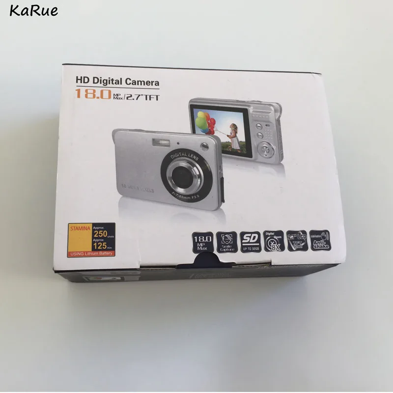 KaRue DC K530I 18Mp Max 5Mp CMOS сенсор цифровые камеры с 8x цифровым зумом и Rechareable литиевой