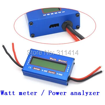 3pcs/lot Digital LCD 60V/100A RC Voltage/ Current/ Power/ Battery Analyze Watt Meter Wholesale Promotion + Free Shipping | Игрушки и