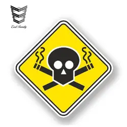 EARLFAMILY 13 см x стоп предупреждение о запрете курения знак виниловая наклейка бар магазин Автомобильная наклейка светоотражающая стикеры s
