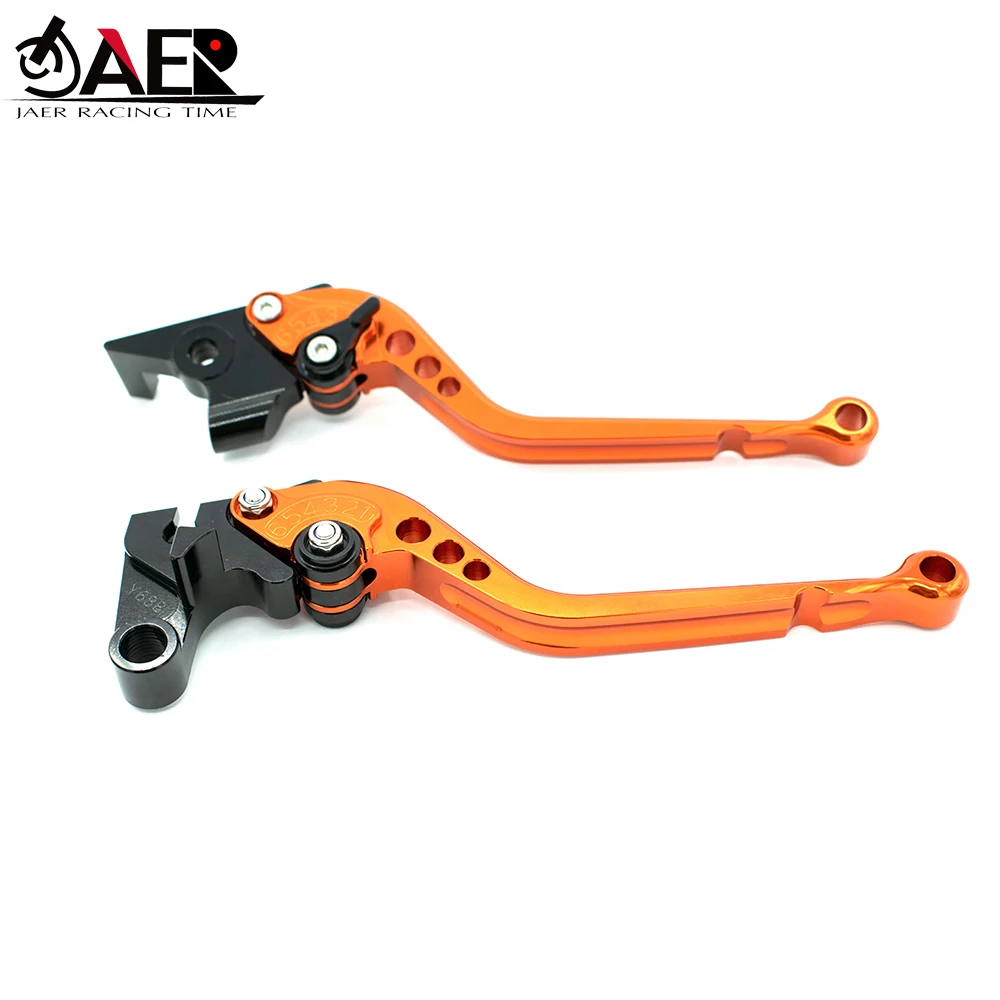 Short Motorcycle Brake and Clutch Levers for KTM 690 Enduro R 2014 2015 2016 2017 2018,KTM 1090 Adventure/R 2017 2018,KTM Adventure 1050 2016,KTM 690 DUKE 690 SMC SMCR 2014-2017-Orange