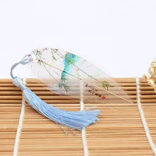 1 шт. Peach Blossom Китайский стиль классический творческий красивый цветок магнолии закладку лист вены закладки листья