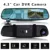 Auto DVR Dash Cam Registratore di Azionamento Con Specchietto retrovisore TF Card Motion Detection Dual Lens 4.3 “Macchina Fotografica di Coche Video auto Retrovisor