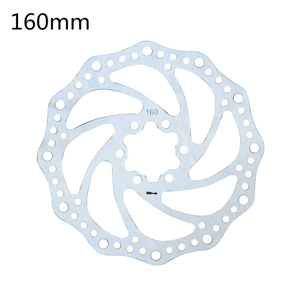 Высокая твердость велосипедный дисковый тормозной ротор 140/160/180 мм велосипедный вынос руля Запчасти - Цвет: 160mm