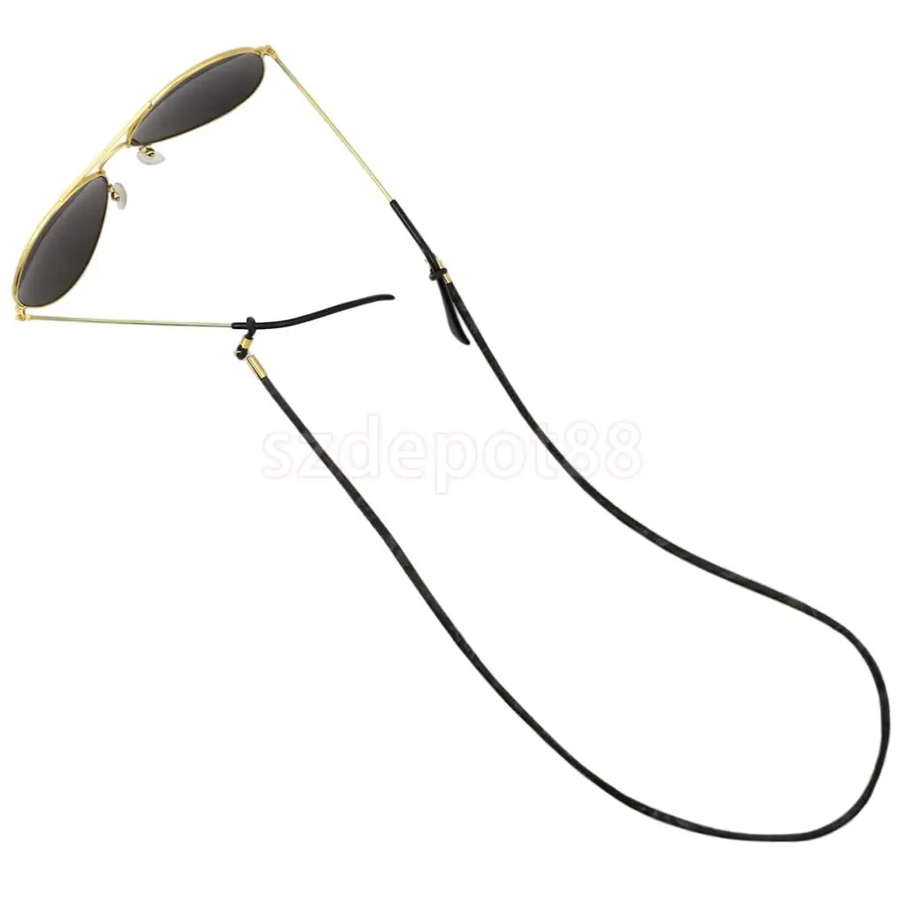 Eyeglasses Chain Sunglasses Rope Anti-slip PU Leather Spectacles String Holder Eyewear Reading Glasses Eyewear Cord 