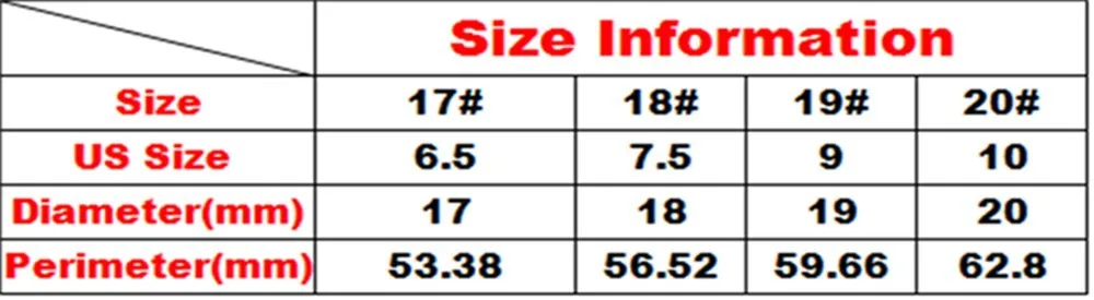 WOMEN RINGS SIZE