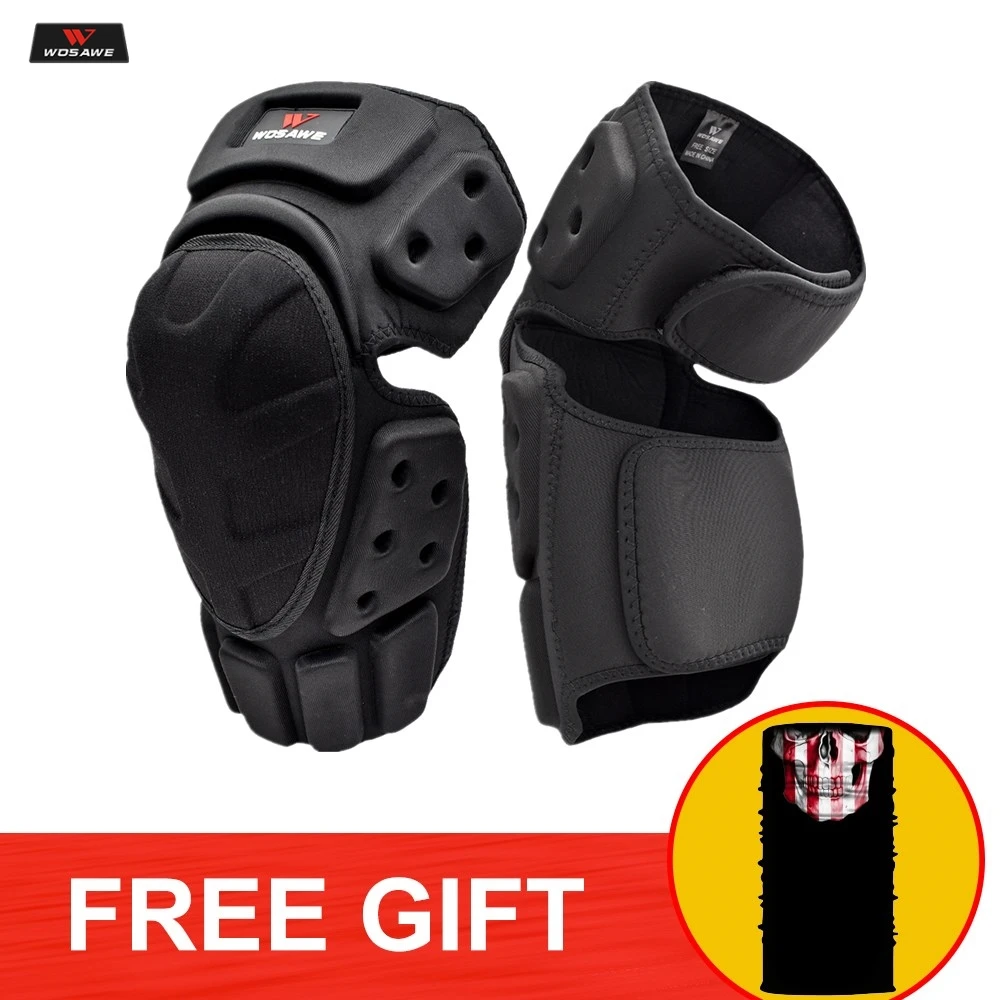 

WOSAWE New Motocross Knee Protector Brace Protection Knee Pad Kneepads Motorcycle Sports Ski Cycling Guard Protector Gear