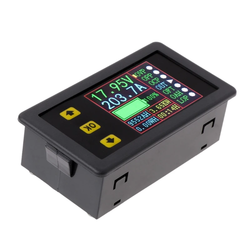 Цифровой мультиметр тестер заряда-разряда батареи DC 0-90 в 0-20A Вольт Ампер метр инструменты