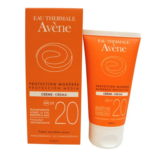 Avene Eau Thermale Solaire Protection Moderee Cream SPF 20 Sensitive Skin 50 ml