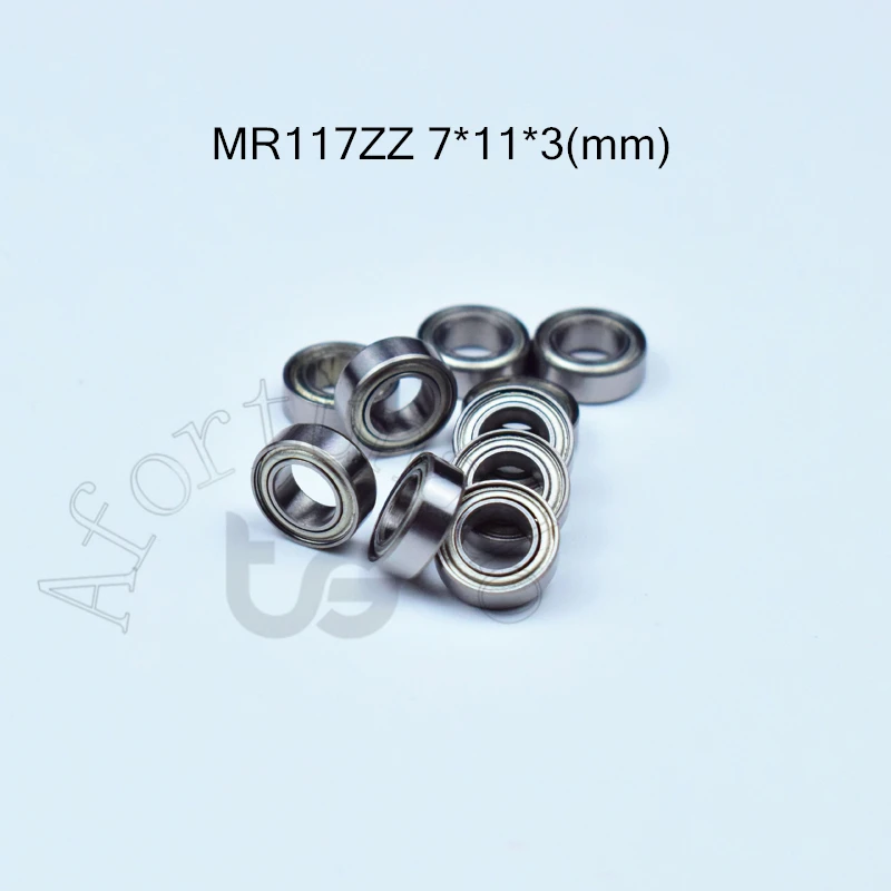 Миниатюрные 10 шт. подшипники MR72 MR74 MR85 MR95-105-106-115-117-126-128-137-148 металлический герметичный хромированный стальной подшипник