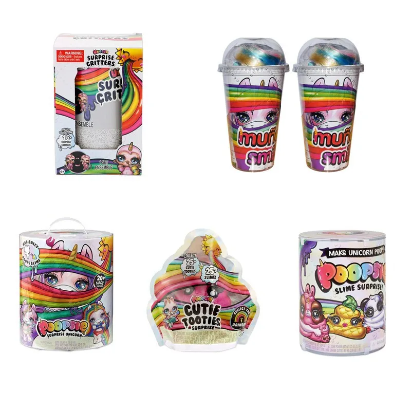 

7 Styles Poopsie Slime Surprise Unicorn Sparkly Critters Rainbow Bright Star Unicorn Squishy Children's Stress Reliever Toys