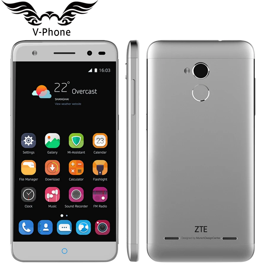 Original ZTE Blade V7 lite 4G LTE Mobile Phone 5 inch MT6735P Quad Core 1 0GHz