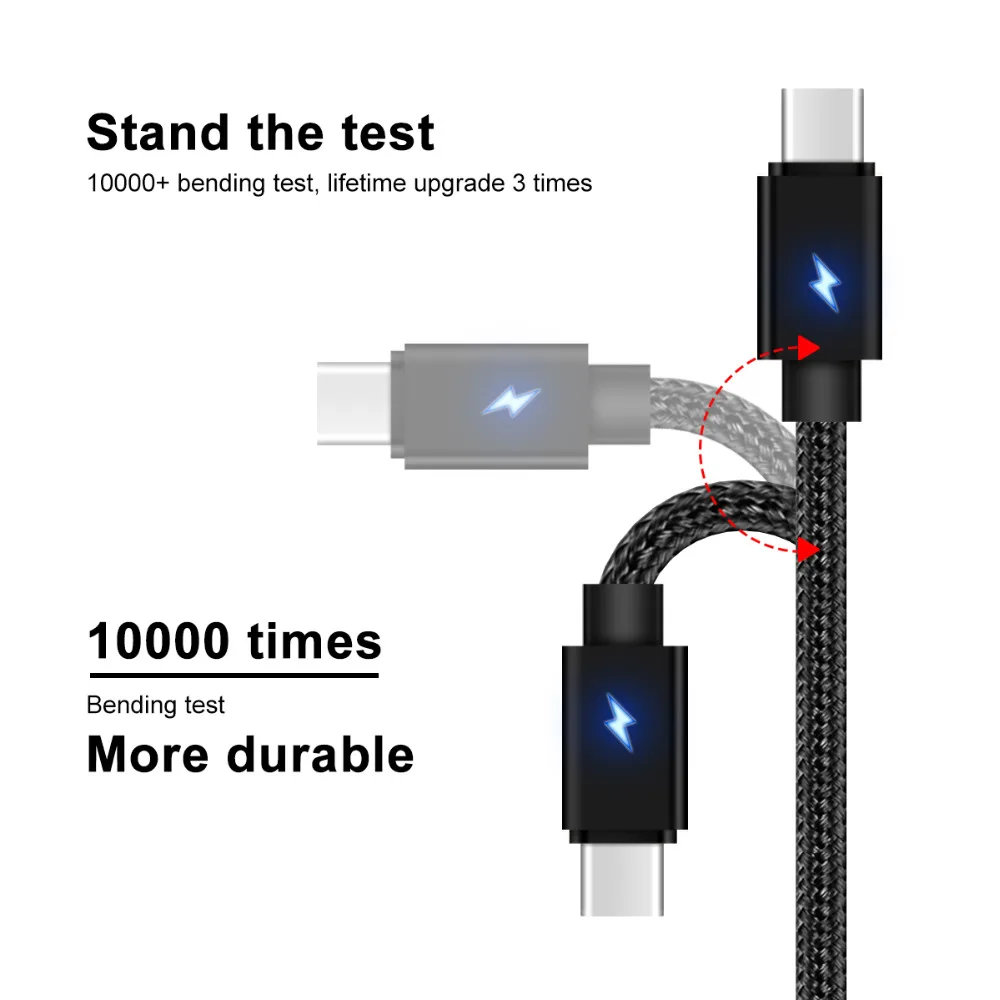 VOXLINK usb type C кабель 2.4A USB C кабель передачи данных для быстрой зарядки для MacBook Xiaomi Mi4C Mi5 Oneplus 2 huawei Letv usb type-c кабель