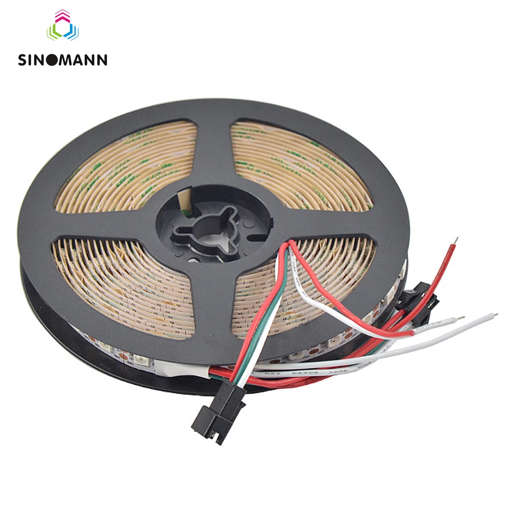 1 м/4 м/5 м WS2812B 30/60/74/96/100/144 пикселей/светодиодов/м Smart LED пикселей полосы черный/белый