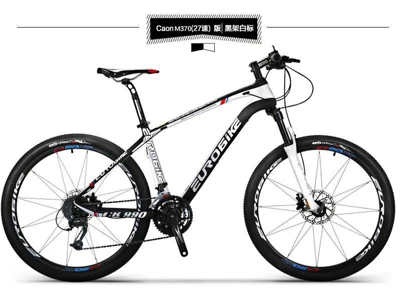 Cheap Kalosse  bicicleta mountain bike carbon  26*17inch  24/27/30speed  Carbon  Mountain bicycle  Hydraulic  Disc brakes 3