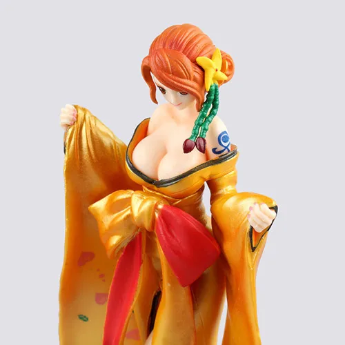 Huongアニメワンピース センチメートルナミゴールド着物pvcアクションフィギュアワンピースナミセクシーな黒着物モデルおもちゃ Model Toy Piece Namifigure One Piece Aliexpress