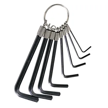 

ProsKit HW-023 8 Pieces Ring Type Hex Key Set (1.5,2,2.5,3,4,5,5.5,6mm),Wrench Set