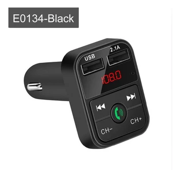 Car Bluetooth 5.0 FM Transmitter Wireless Handsfree Audio Receiver and Dual USB Fast Charger