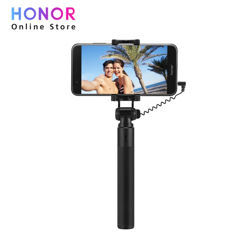 Huawei Honor Selfie Stick Lite монопод проводной выдвижной ручной затвор для мобильного телефона 70 см AF11L черный белый