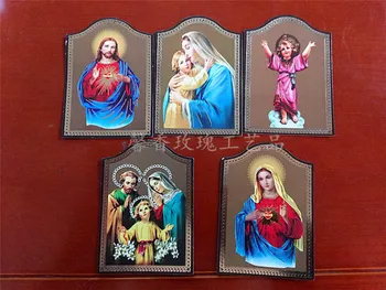 

set Christian Catholic saint Jesus Card bookmark card pasted with wall saint icon 6*8.4cm home decoration