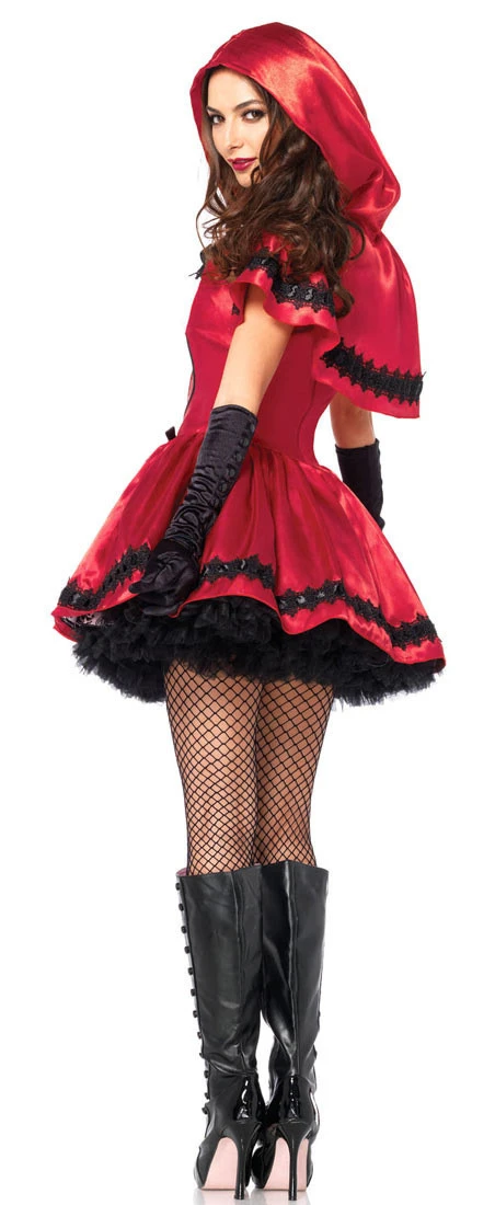 Классический костюм Красной Шапочки на карнавал, Хэллоуин, вечерние курочки, сексуальные сказки, Книжная неделя, костюм для косплея