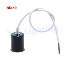 Черный цвет E27 Ретро Винтаж керамическая лампа держатель потолочный светильник в виде роз чашка для настенный светильник люстра гирлянда