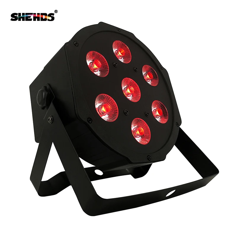 

(10pcs) Wireless Remote Control 7x12W DJ Stage Lightings Disco LED Light Wash RGBW Uplight Fast Shipping