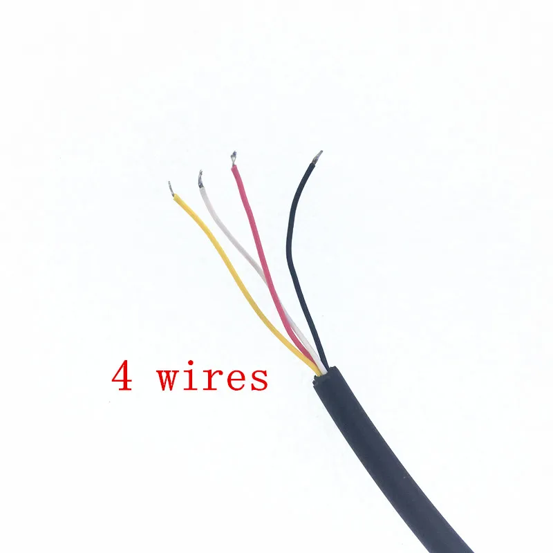 5x DIY 4 провода M штекер 2 контакта микрофонный кабель для motorola cp040 cp140 ep450 cp150 gp3188 gp88s