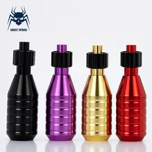 Привидение, паук Регулируемая Татуировка ручка из алюминиевого сплава рукоятки трубы и полюс для татуировки машины