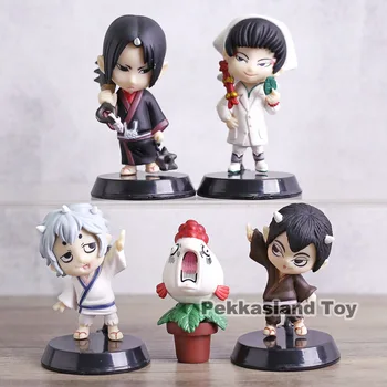 

Hoozuki no Reitetsu Hoozuki Hakutaku Nasubi Kingyosou Q Version PVC Figures Toys 5pcs/set