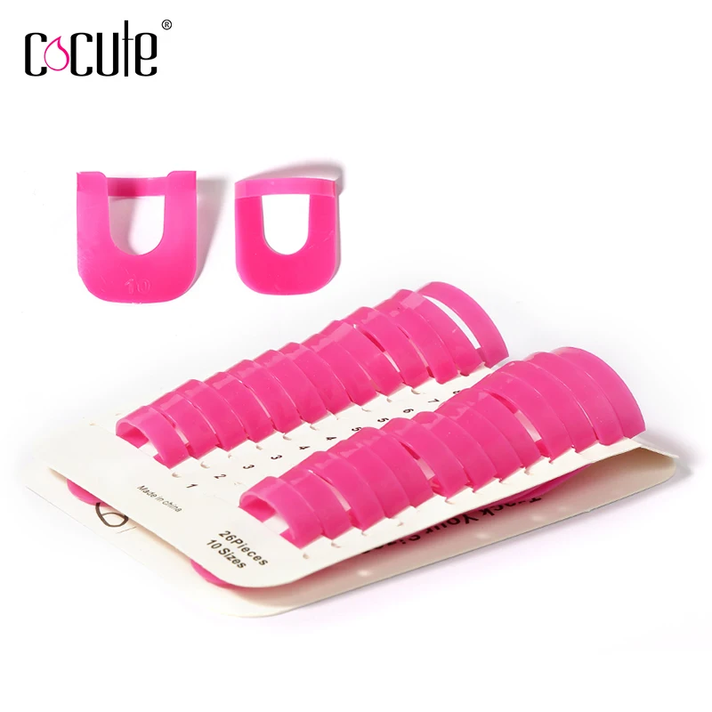 Cocute Professional Nail Clip Form Plastic Beauty Manicure Tool DIY Nail Art Gifts for Nail Drawing Painting