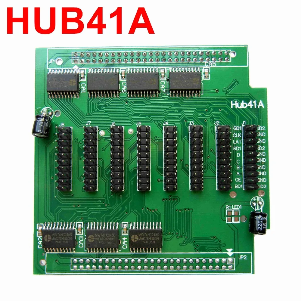 HUB41A светодиодный адаптер управления карты преобразования Hub41 с 8* hub41 портами передачи высокое качество 5 шт./лот