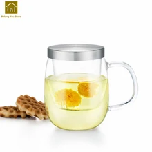 Милые офисные двойные стеклянные бутылки для воды ручка стеклянная банка Кубок кружки-банки для напитков Copo Duplo чайник Garrafa De Vidro чашка для воды WKE035