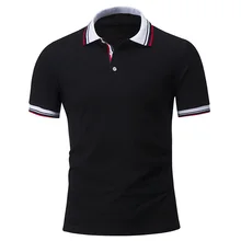 Hot Sale New Fashion Brand Cotton Mens Polo shirt Solid Color Short-Sleeve Slim Fit Male Shirt polo Shirts Casual Camisa