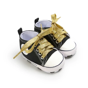 

Canvas Baby Sneaker Sport Shoes For Girls Boys Newborn Shoes Baby Walker Infant Toddler Soft Bottom Anti-slip First Walkers